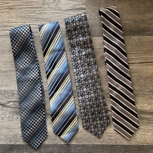 Elegant Men's Tie Bundle of 4